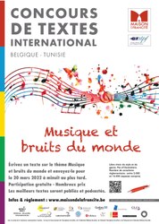 Concours de textes international : Musique et bruits du monde